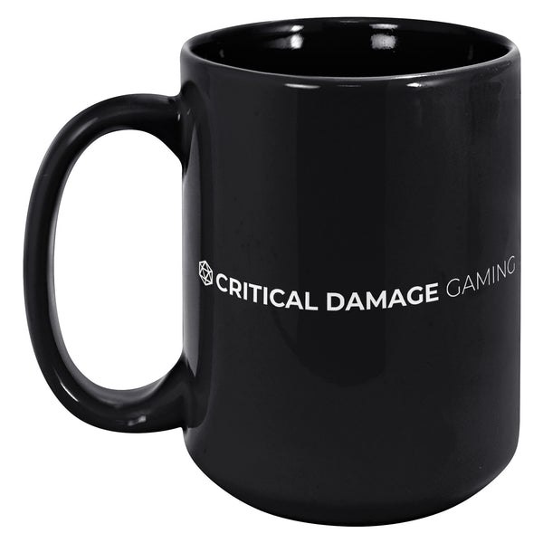 Critical Damage Gaming Logo 15oz Ceramic Coffee Mug