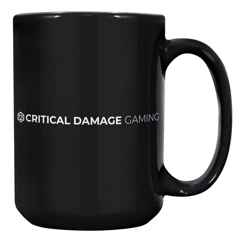 Critical Damage Gaming Logo 15oz Ceramic Coffee Mug