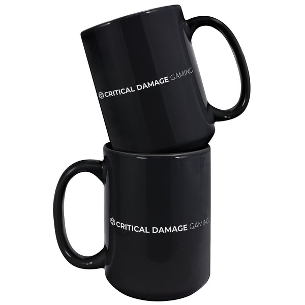 Critical Damage Gaming Logo 15oz Ceramic Coffee Mug